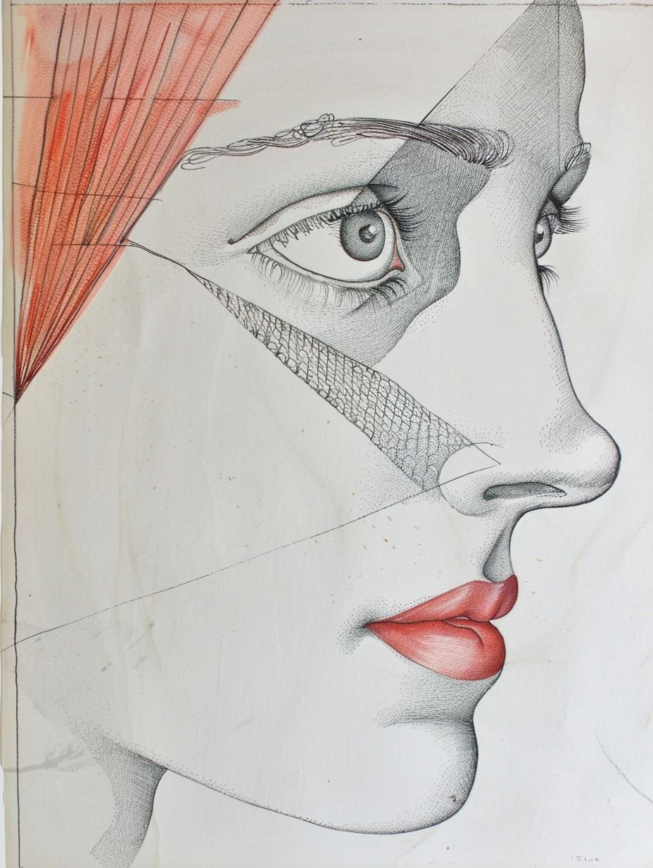 Linear Elegance Portrait - Image 4