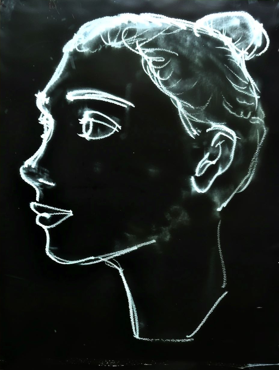 Golden Shadows Through Crumpled Glass - Image 4