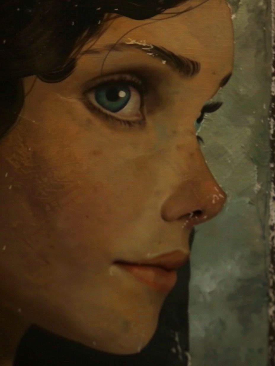 Weathered Renaissance Soul Portrait - Image 2