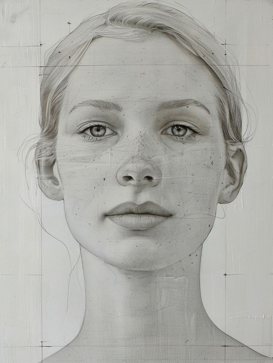 Classical Graphite Portrait Study - Image 3