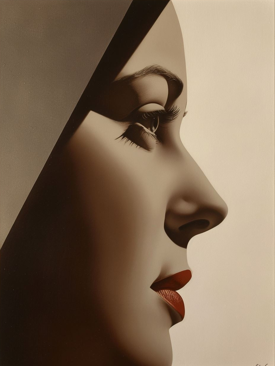 Geometric Surrealist Beauty Portrait - Image 4