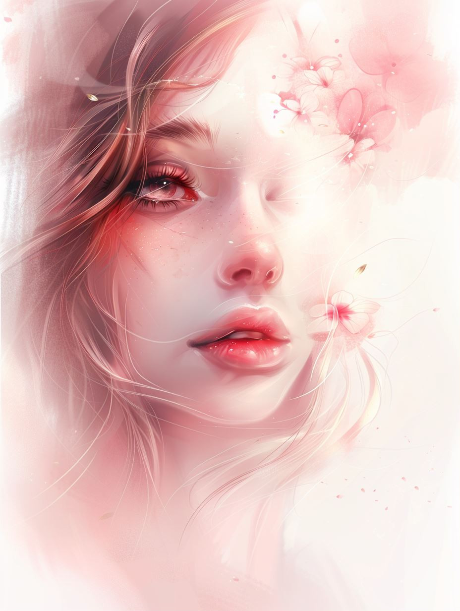 Ethereal Dream of Soft Petals - Image 1