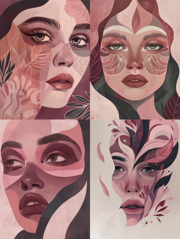 Ethereal Rose Quartz Portraits