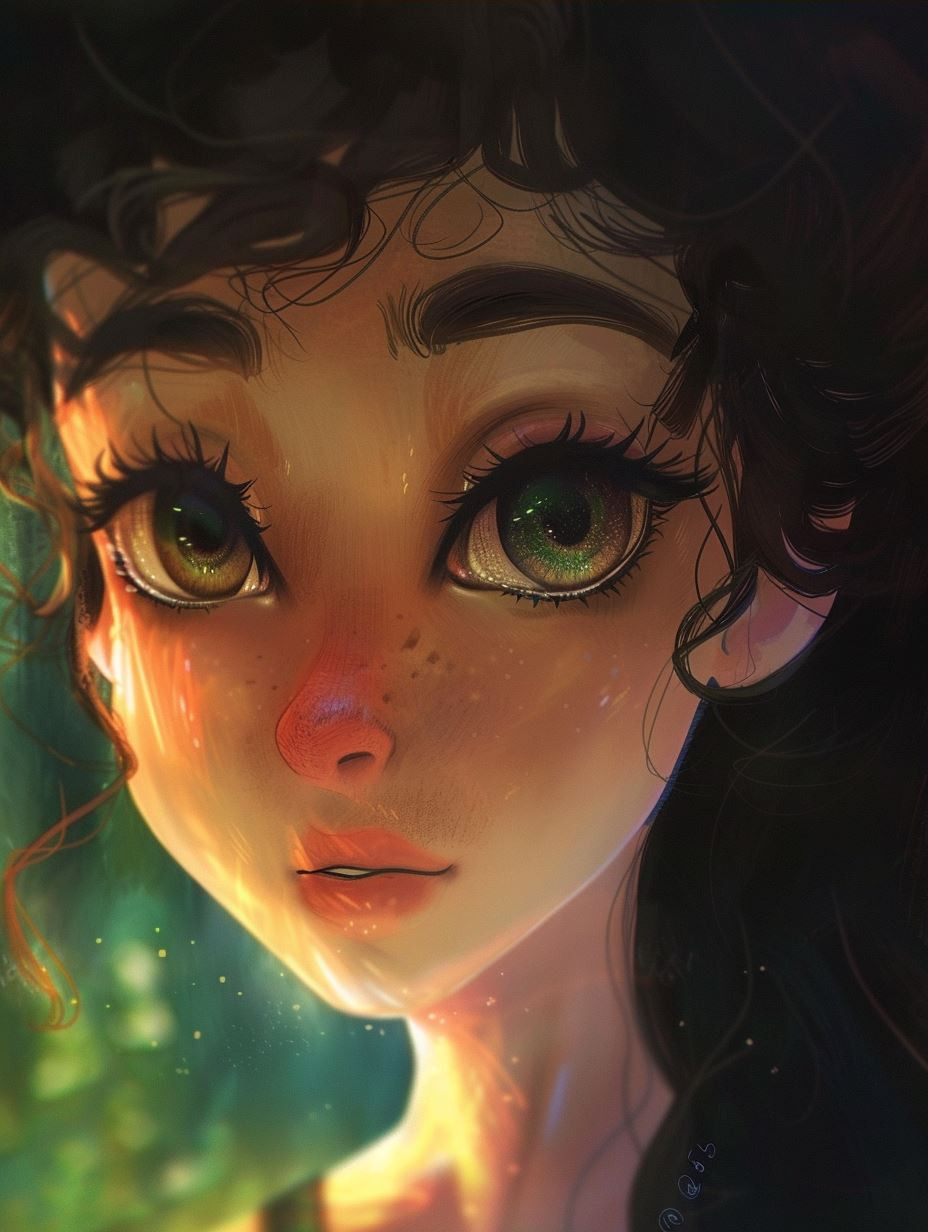 Soulful Gazes: A Digital Art Study - Image 3