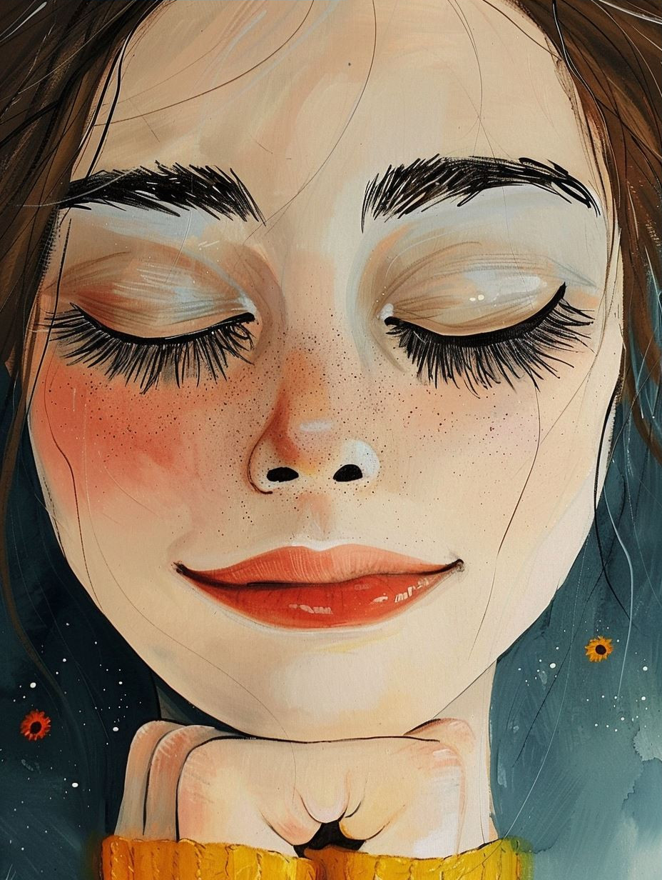 Ethereal Gazes: A Digital Portrait Study - Image 3