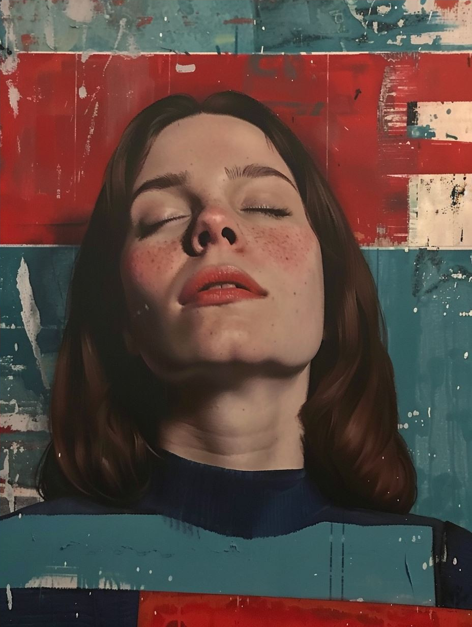 Fragmented Portraits in Primary Hues - Image 4