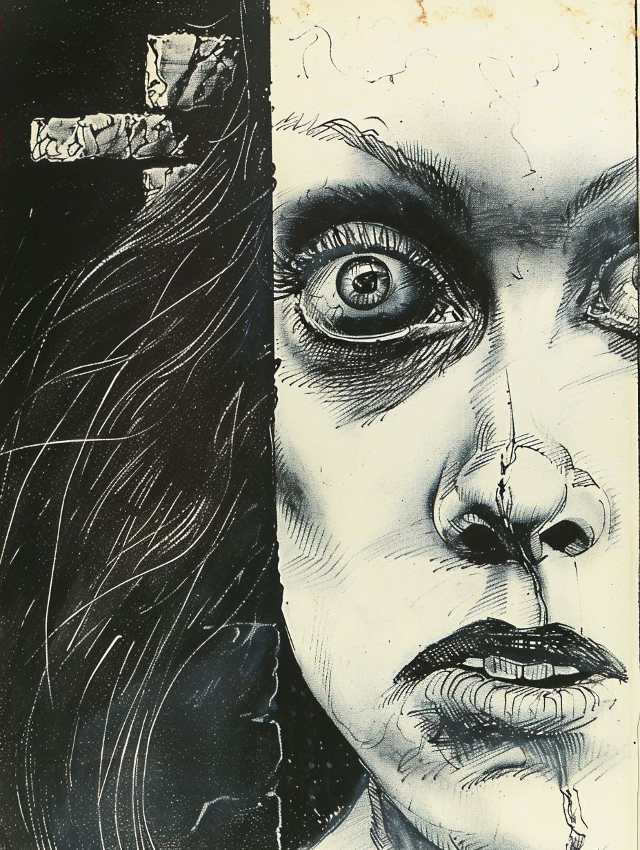 Dark Surrealist Gothic Portrait - Image 4