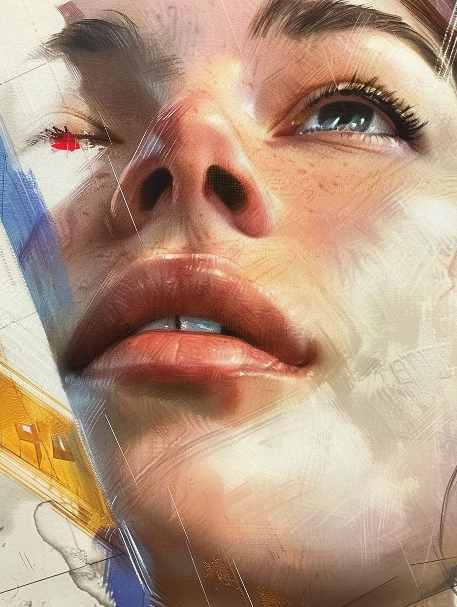 Ethereal Gazes: A Digital Portrait Study - Image 4