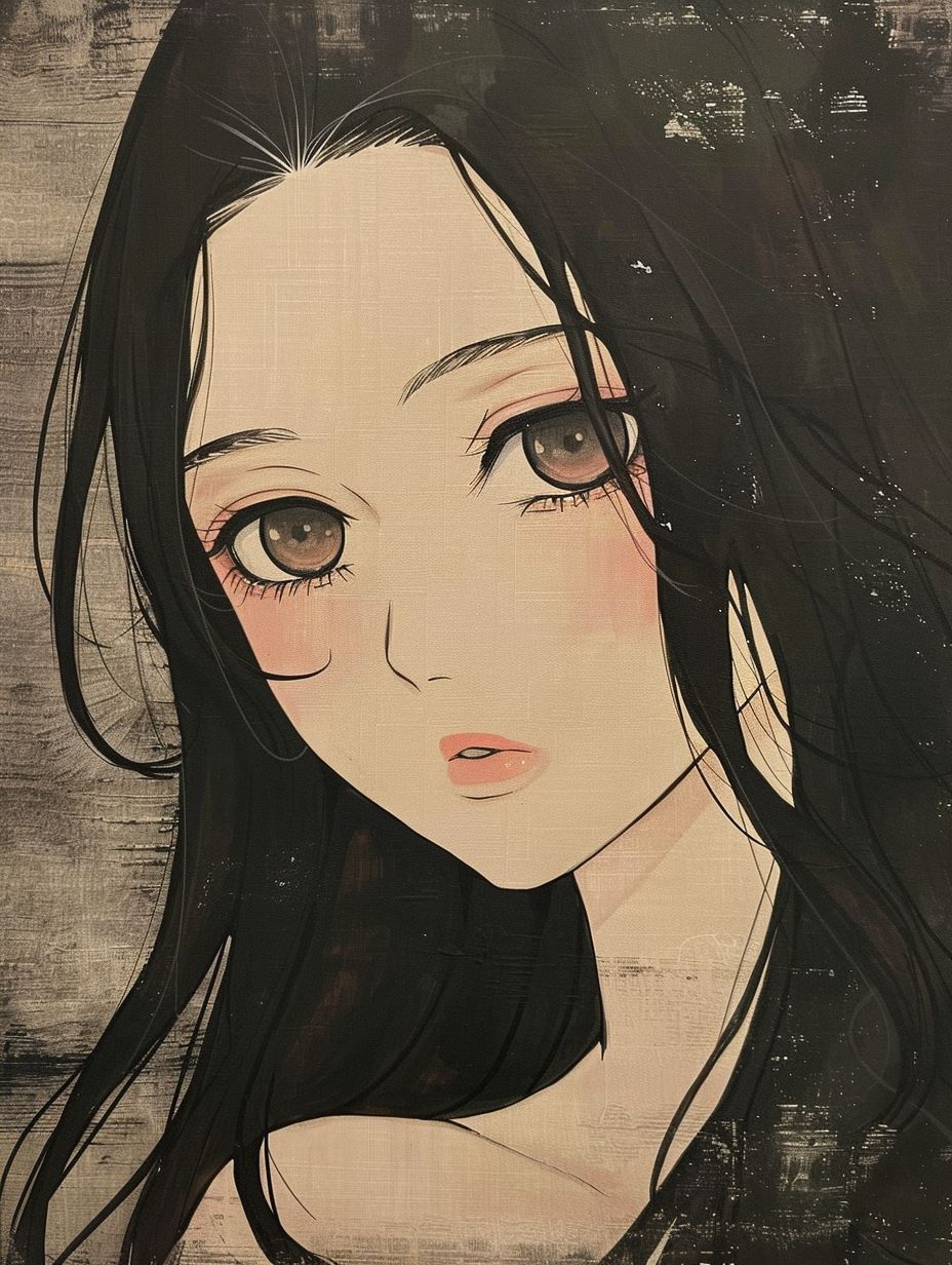 Melancholy Anime Portrait Studies - Image 1