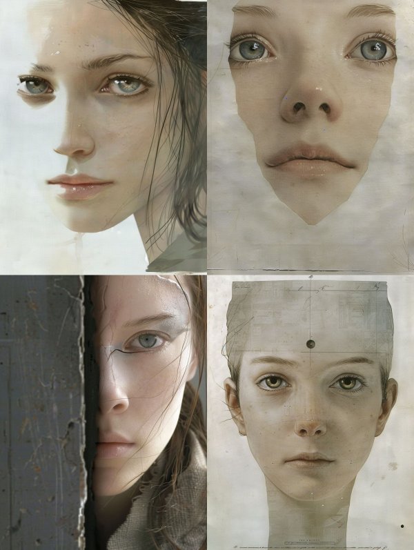 Ethereal Portraits of Silent Melancholy