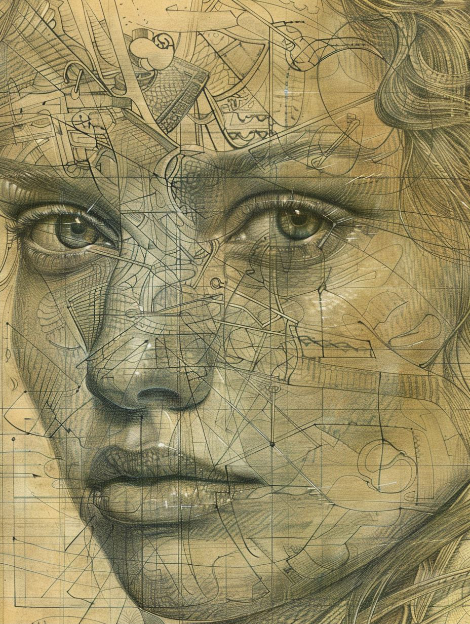 Classical Graphite Portrait Studies - Image 2