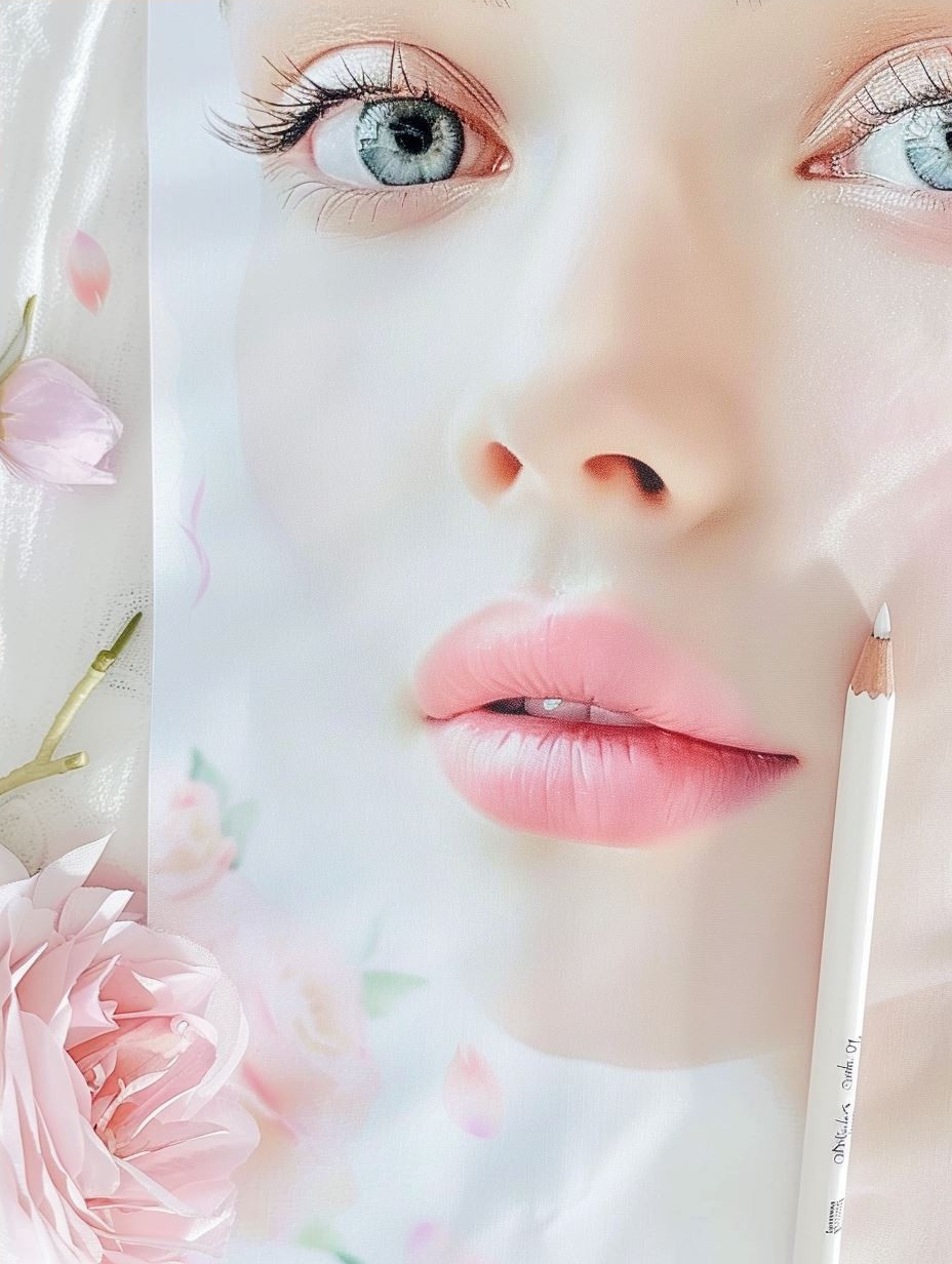 Ethereal Pastel Portrait Collage - Image 4
