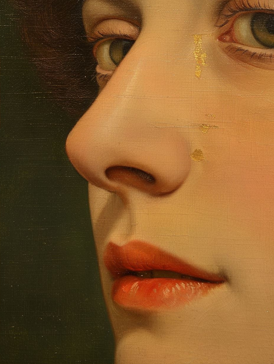 Ethereal Gazes in Classical Oil Style - Image 2