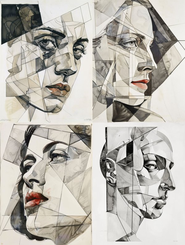 Fragmented Gaze of Geometric Soul