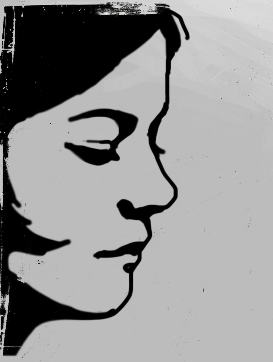 Minimalist Monochrome Portrait Studies - Image 4