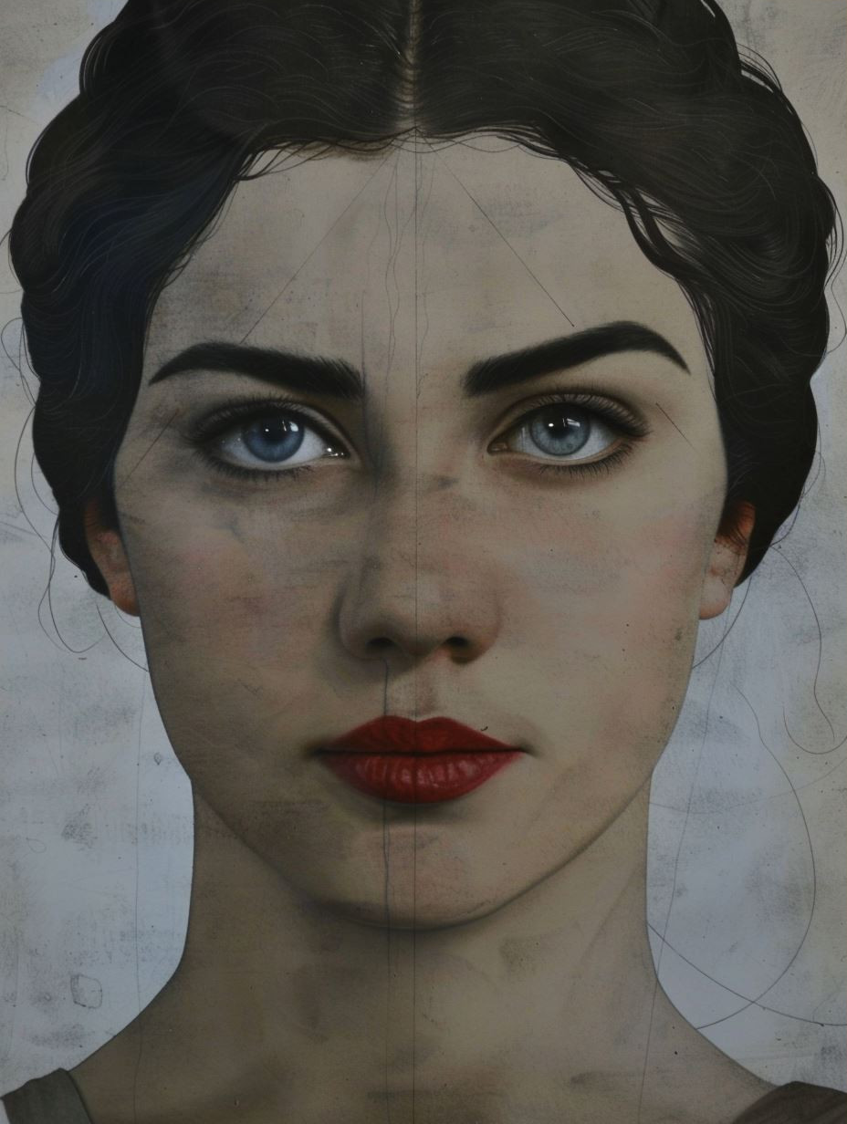 Fragmented Soul Concrete Portrait - Image 3
