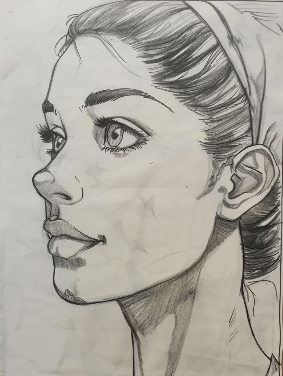 Expressive Female Portrait Studies - Image 4