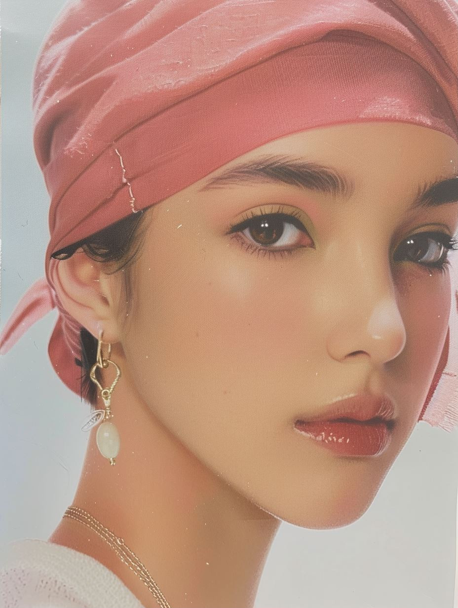 Soft Rose Ethereal Portrait - Image 1