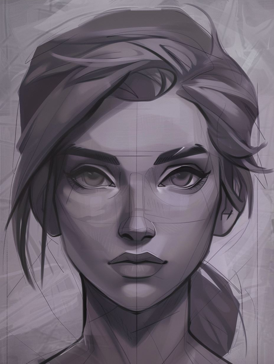 Digital Character Portrait Study - Image 3