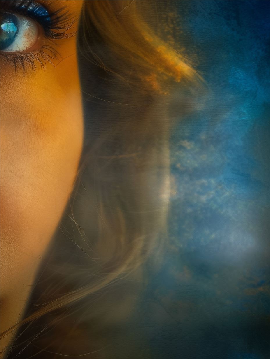 Golden Hour Serenity Portrait - Image 4