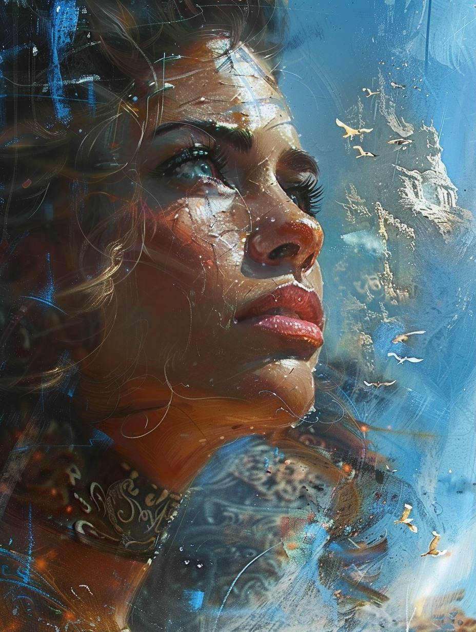 Ethereal Visions of a Celestial Woman - Image 1
