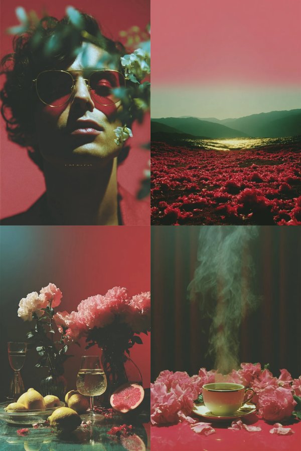 Crimson Dreams and Velvet Hues