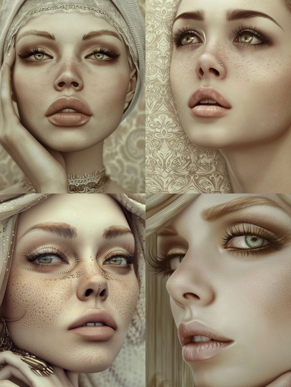 Ethereal Vintage Portraiture Study
