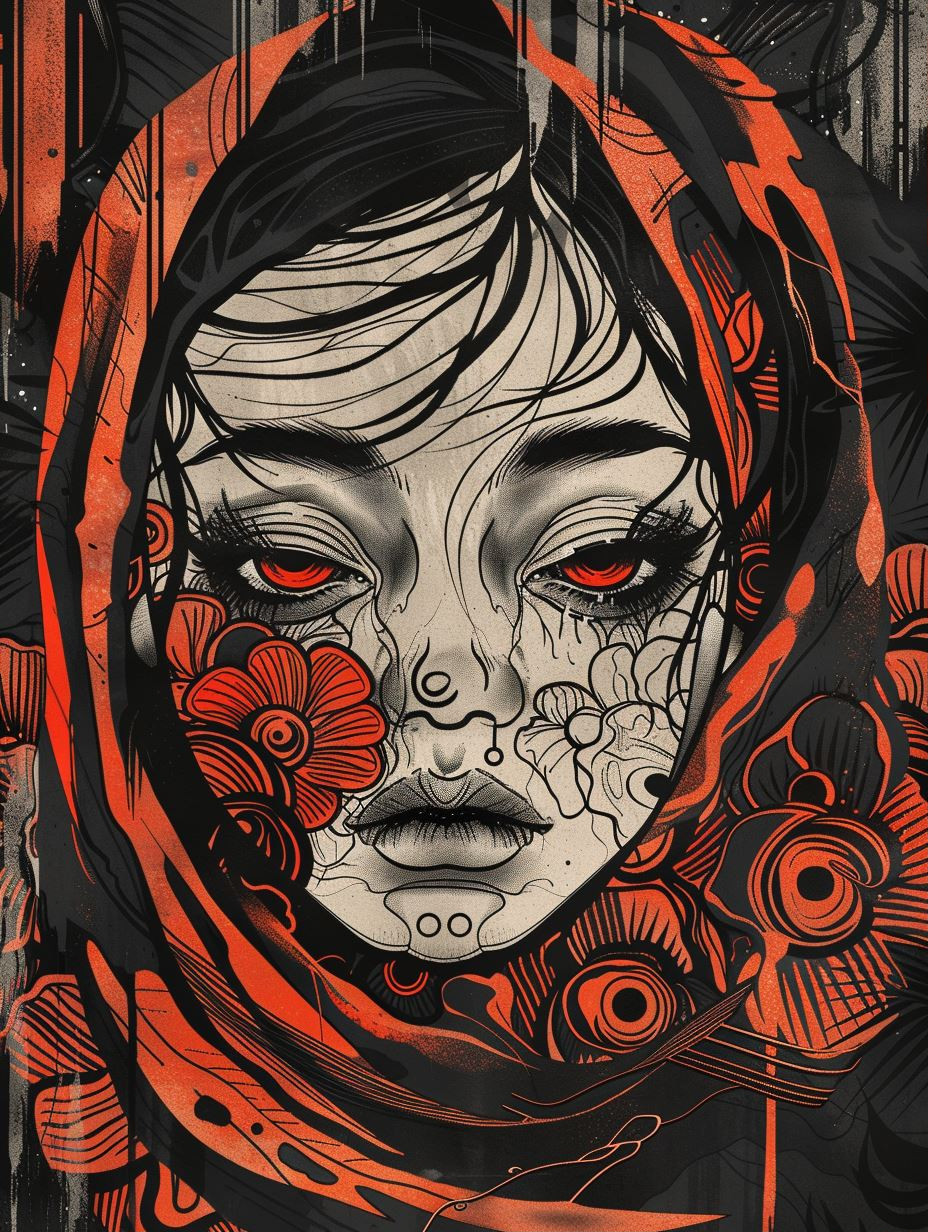 Crimson Shadows Gothic Portraits - Image 1