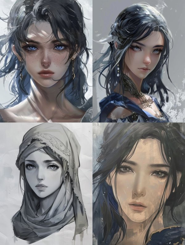 Ethereal Visions of Digital Beauty