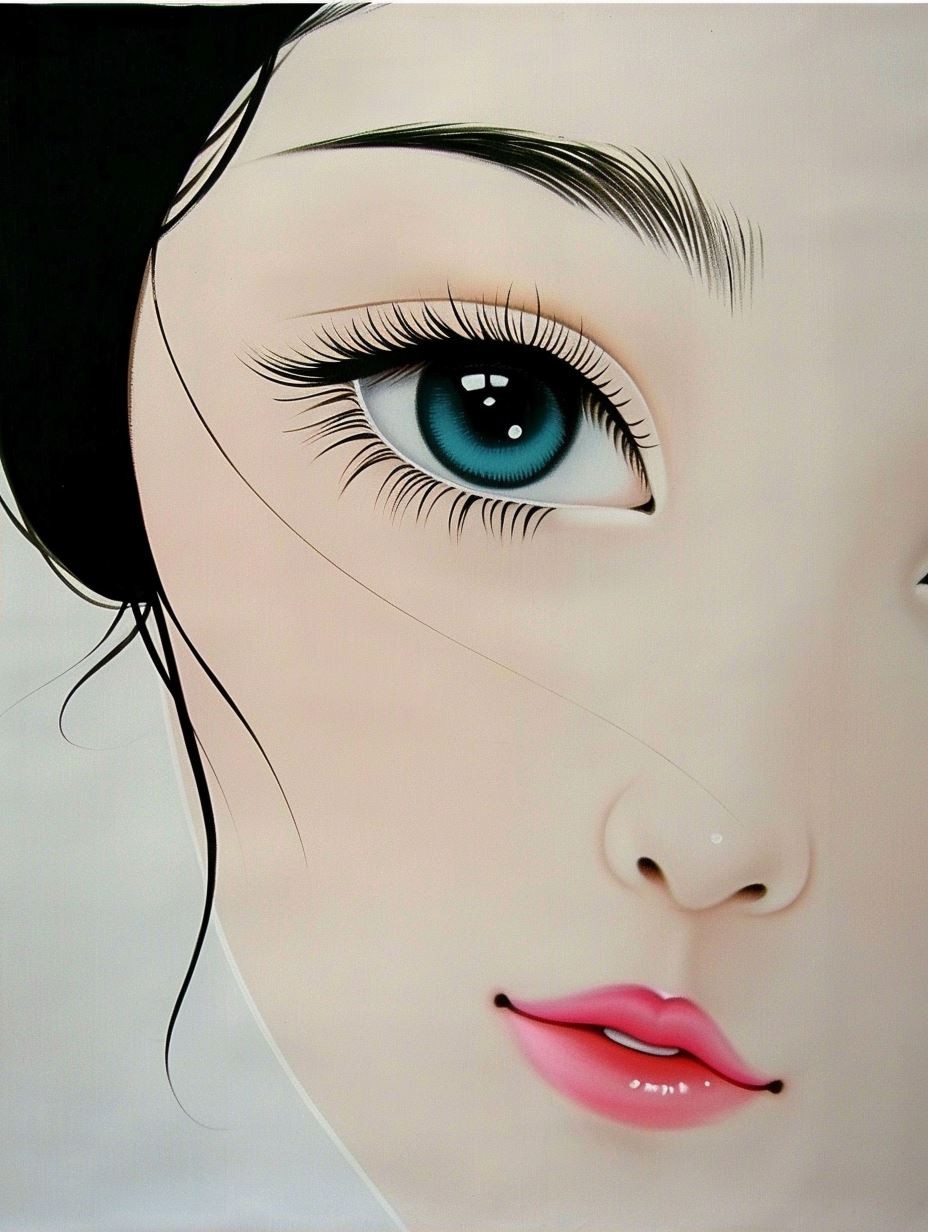 Ethereal Modern Anime Portrait - Image 2
