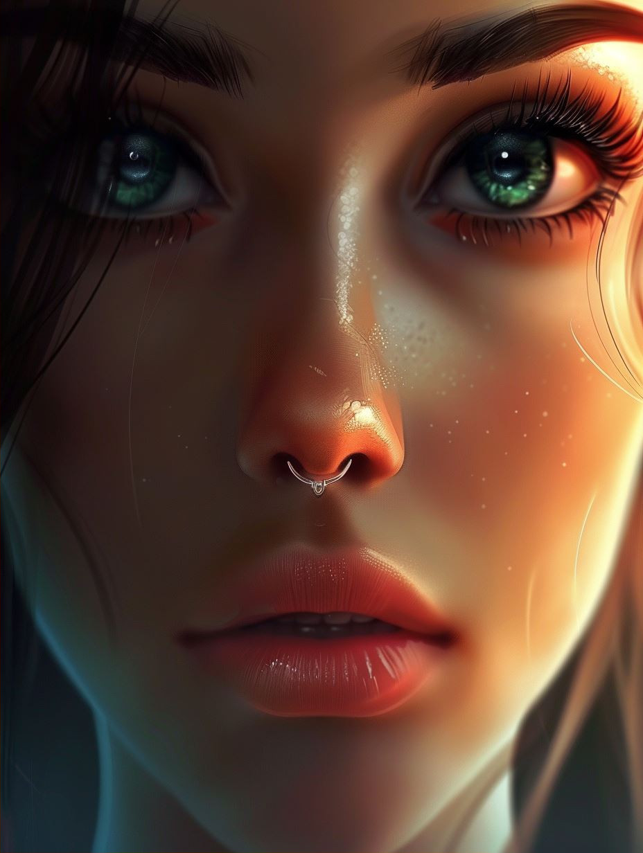 Ethereal Beauty: AI-Generated Portrait Collection - Image 2