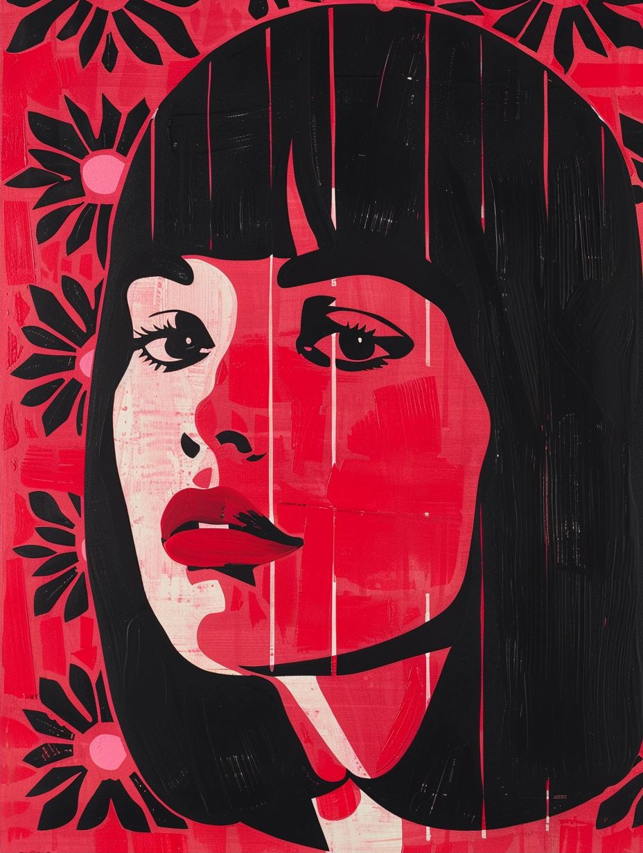 Bold Visions in Red and Black - Image 2