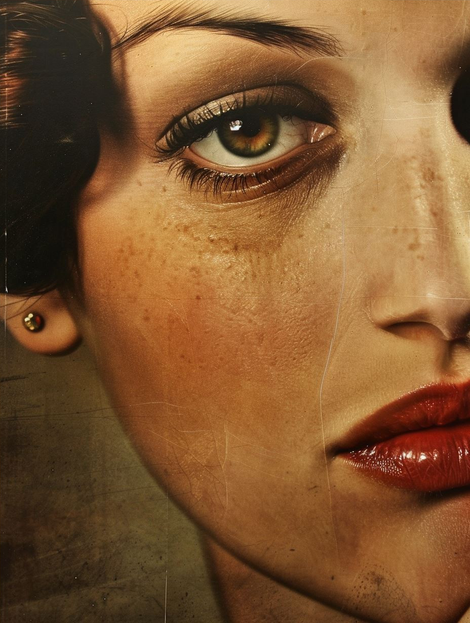 Vintage Elegance: A Study of Gaze - Image 4