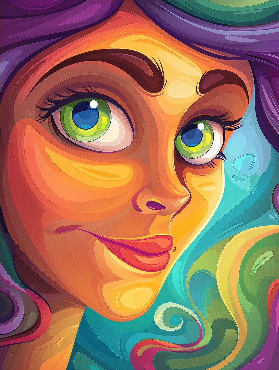 Ethereal Portraits of Cosmic Emotion - Image 4