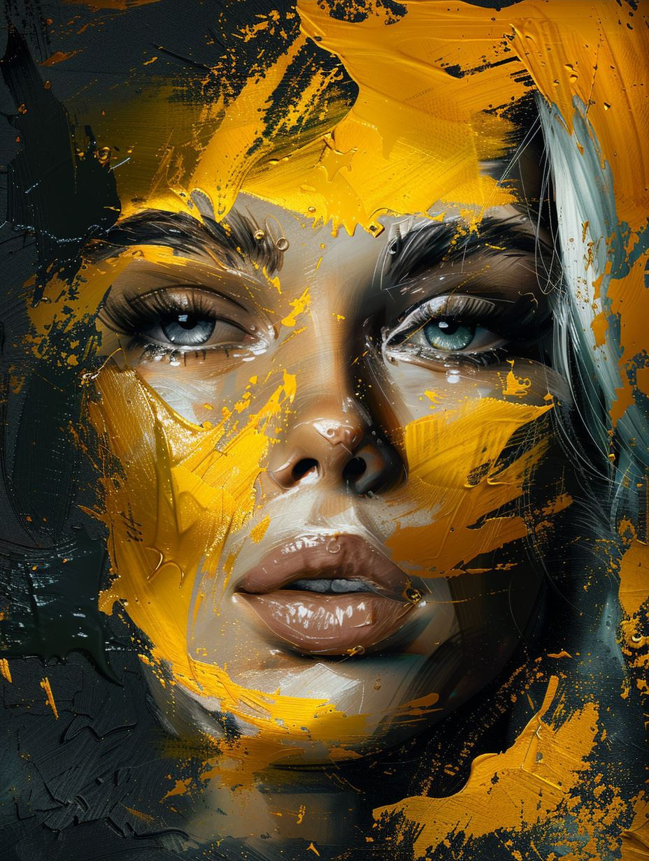 Golden Strokes of Urban Elegance - Image 4