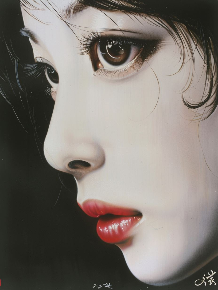 Ethereal Gazes: A Study of Feminine Beauty - Image 3