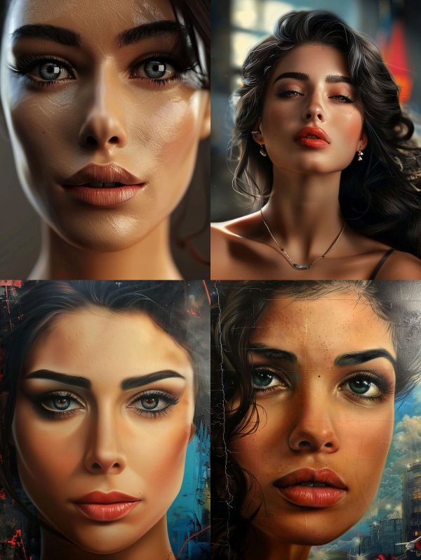 Hyper-Realistic Ethereal Female Portraits