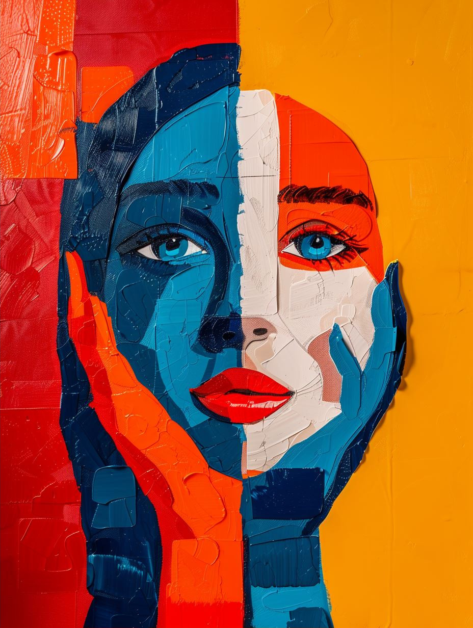 Vibrant Modern Portraiture Fusion - Image 2