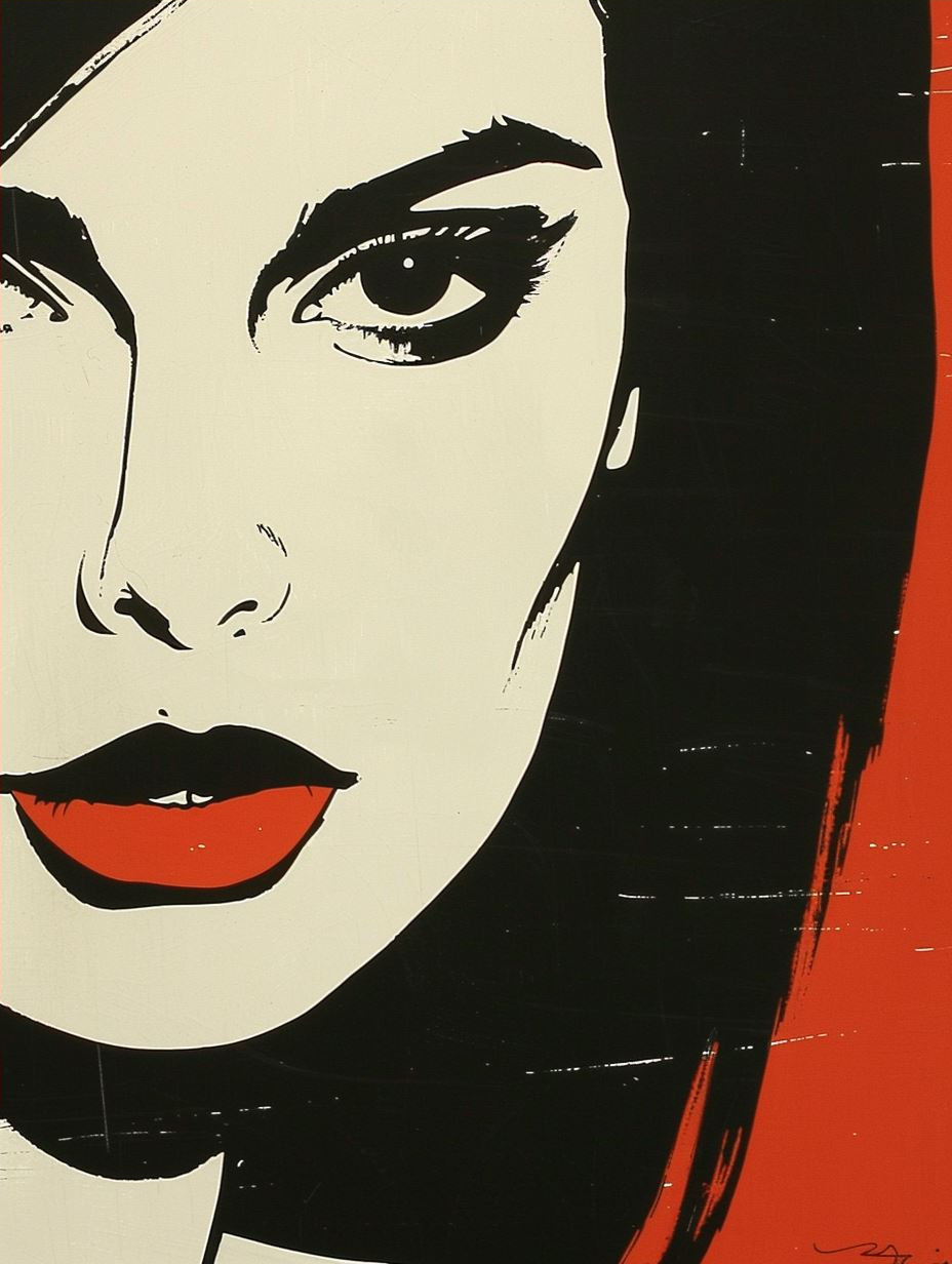 Bold Pop Art Female Portraits - Image 4