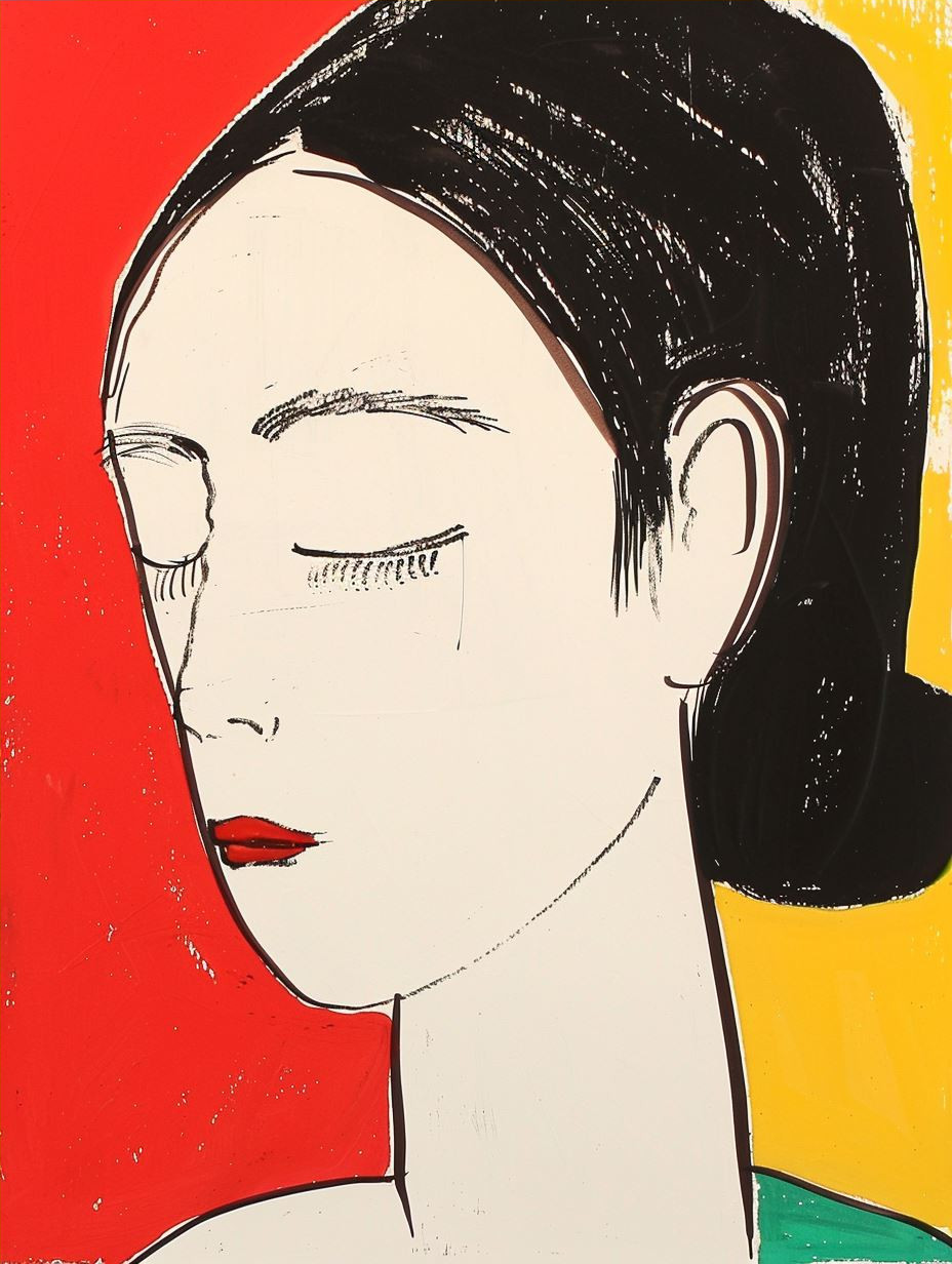 Four Moods of Feminine Grace - Image 4