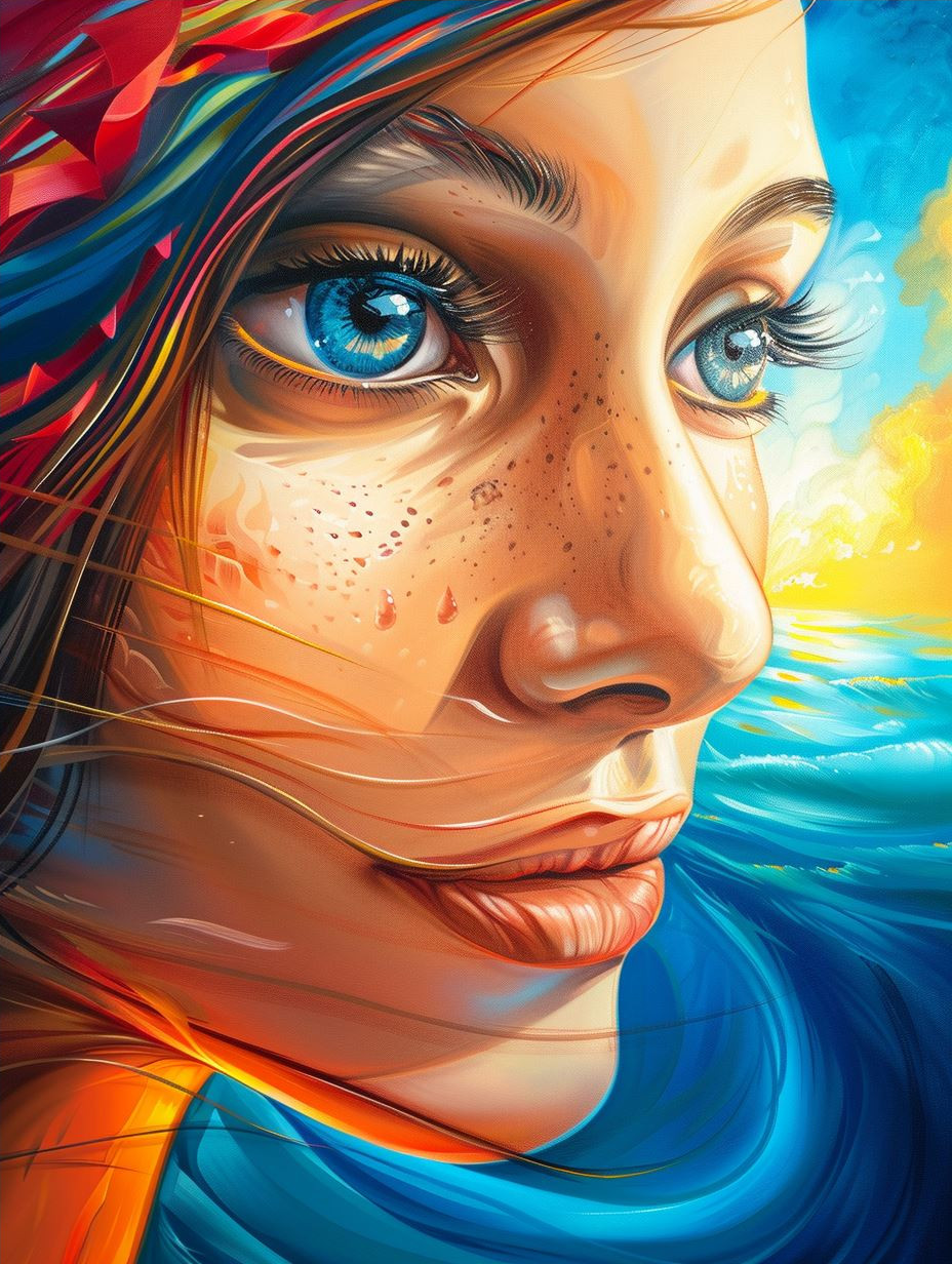 Ethereal Gazes of Dreaming Women - Image 4