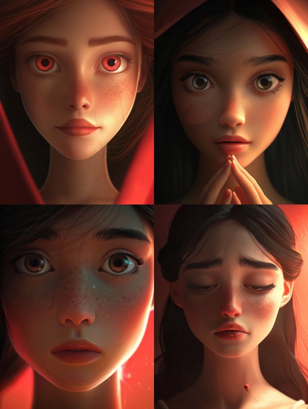 Emotional Portraits of Ethereal Beauty