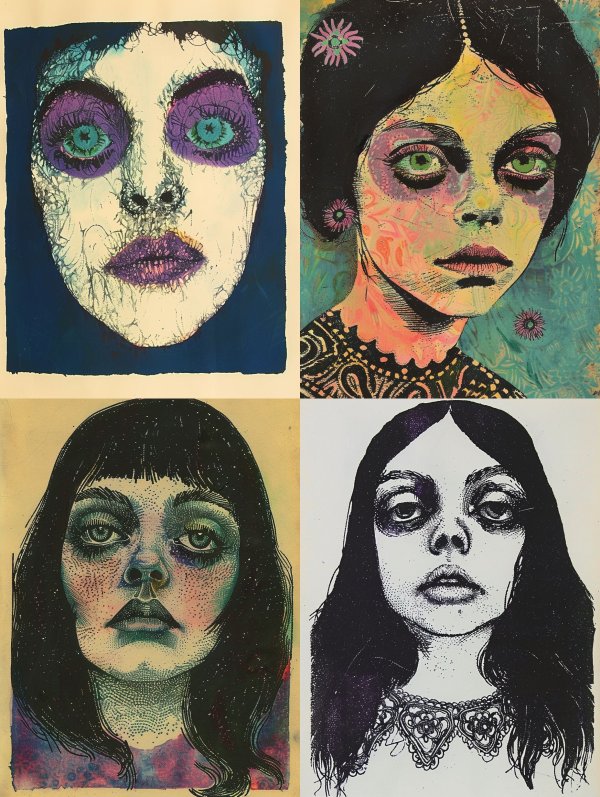 Haunting Ethereal Portrait Studies