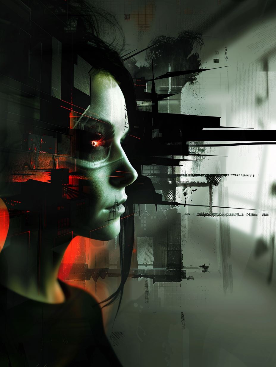 Dark Cybernetic Fragmented Portraits - Image 3