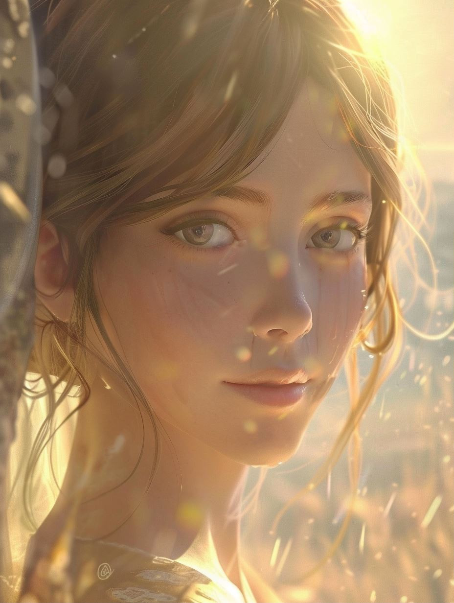 Ethereal Digital Portraits of Dreamy Young Women - Image 1