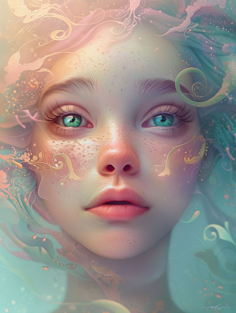 Ethereal Floral Dream Portraits - Image 3