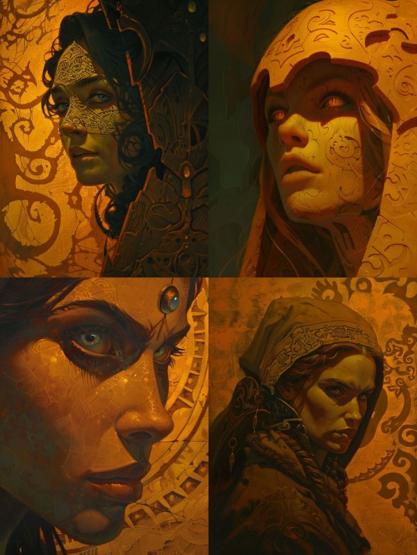Golden Shadows of Ancient Mysticism