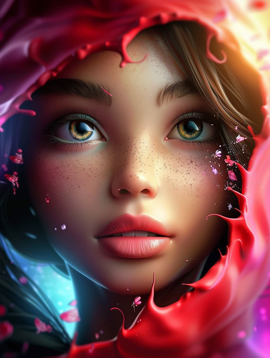 Dreamy Digital Portraits of Ethereal Girls - Image 3