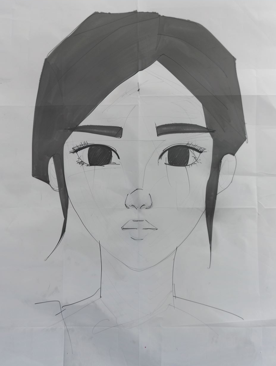 Modern Stylized Portrait Art Studies - Image 3