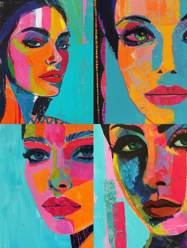 Prismatic Visions of a Woman